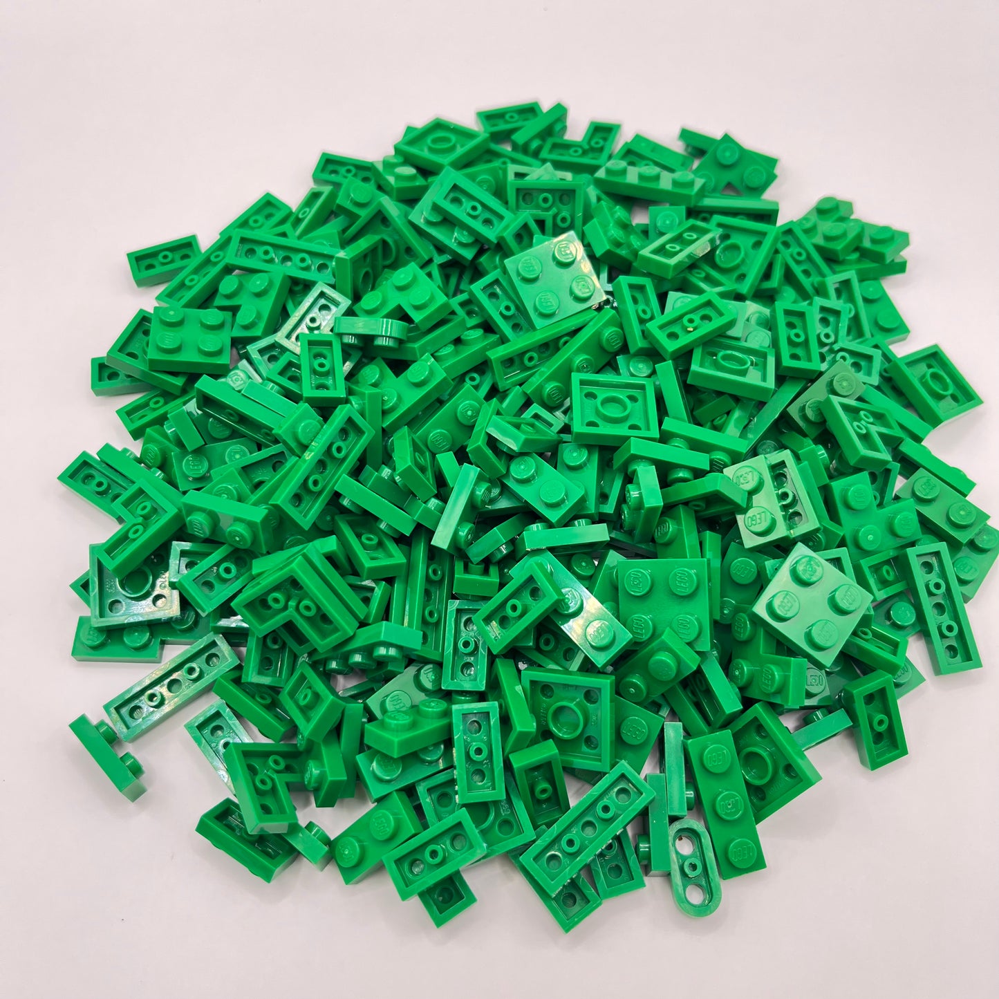 LEGO Small Plates, Green, Approx. 120g