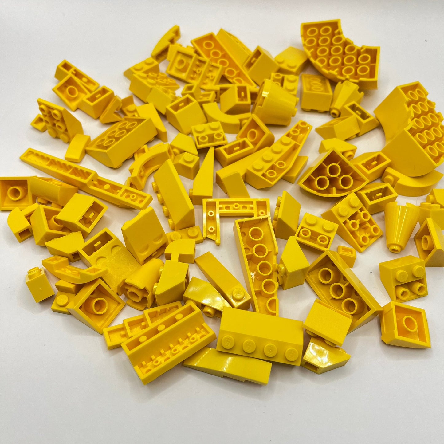 LEGO Yellow, Vehicle, Building, Technic, Approx. 120g