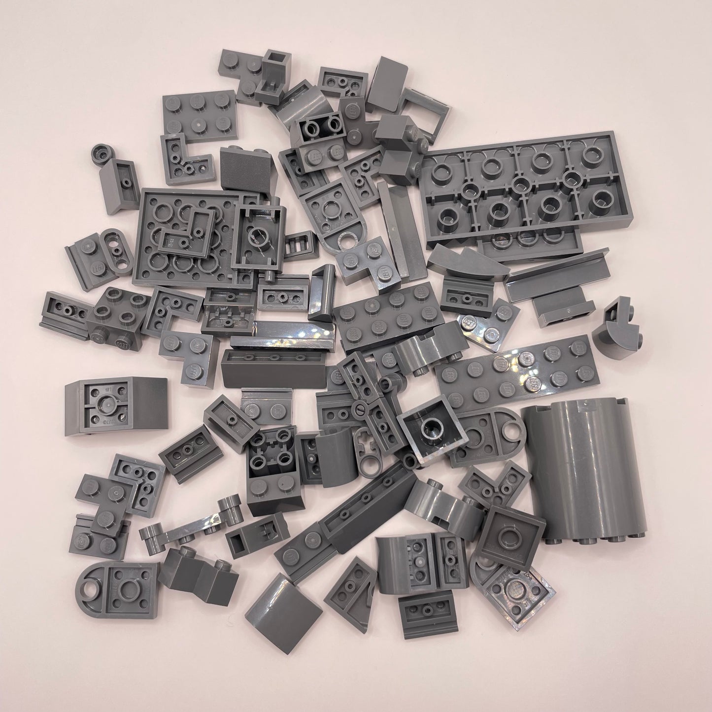 LEGO Mixed Bricks, Dark Bluish Grey, Approx. 60g