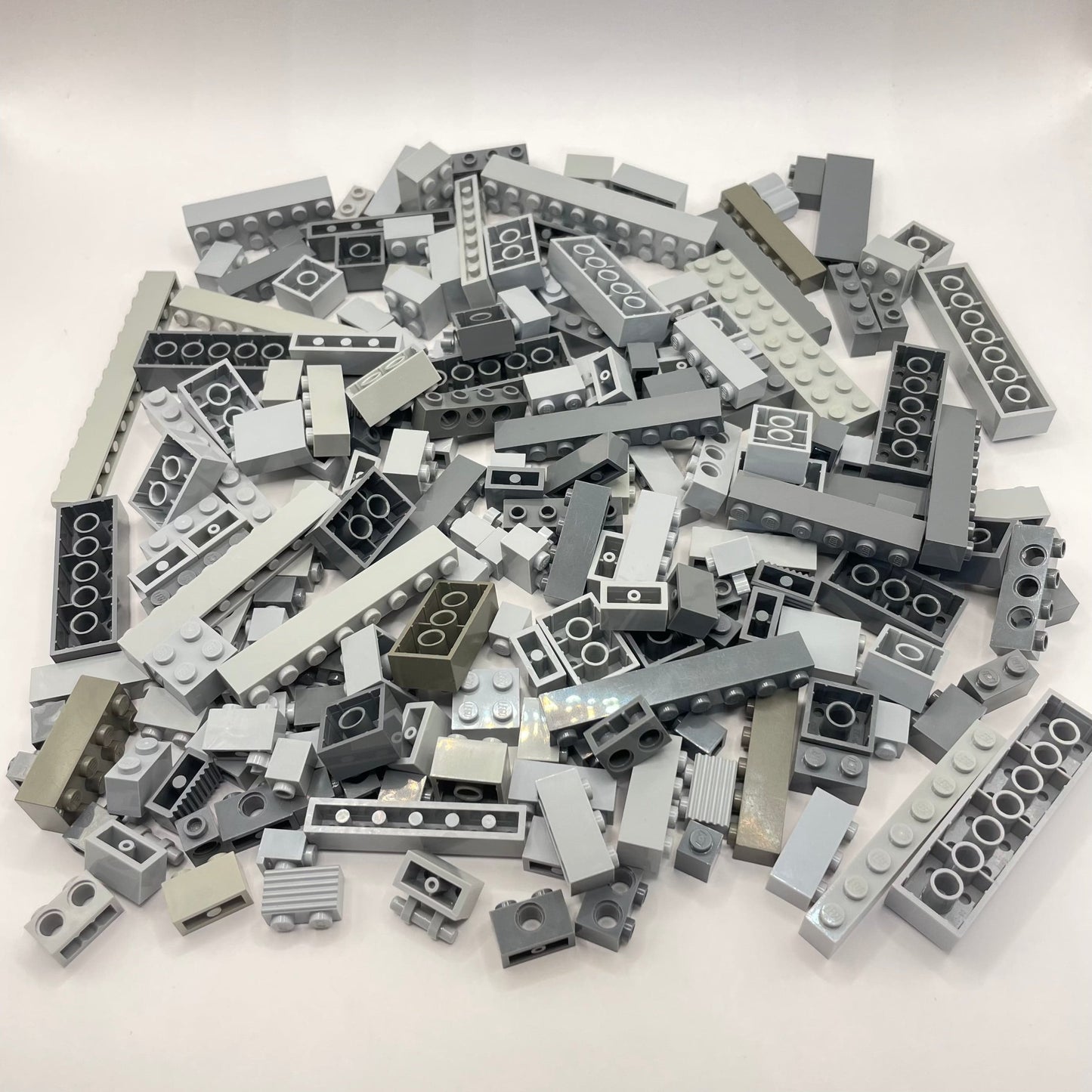 LEGO Bricks, Mixed Grey, Approx. 275g