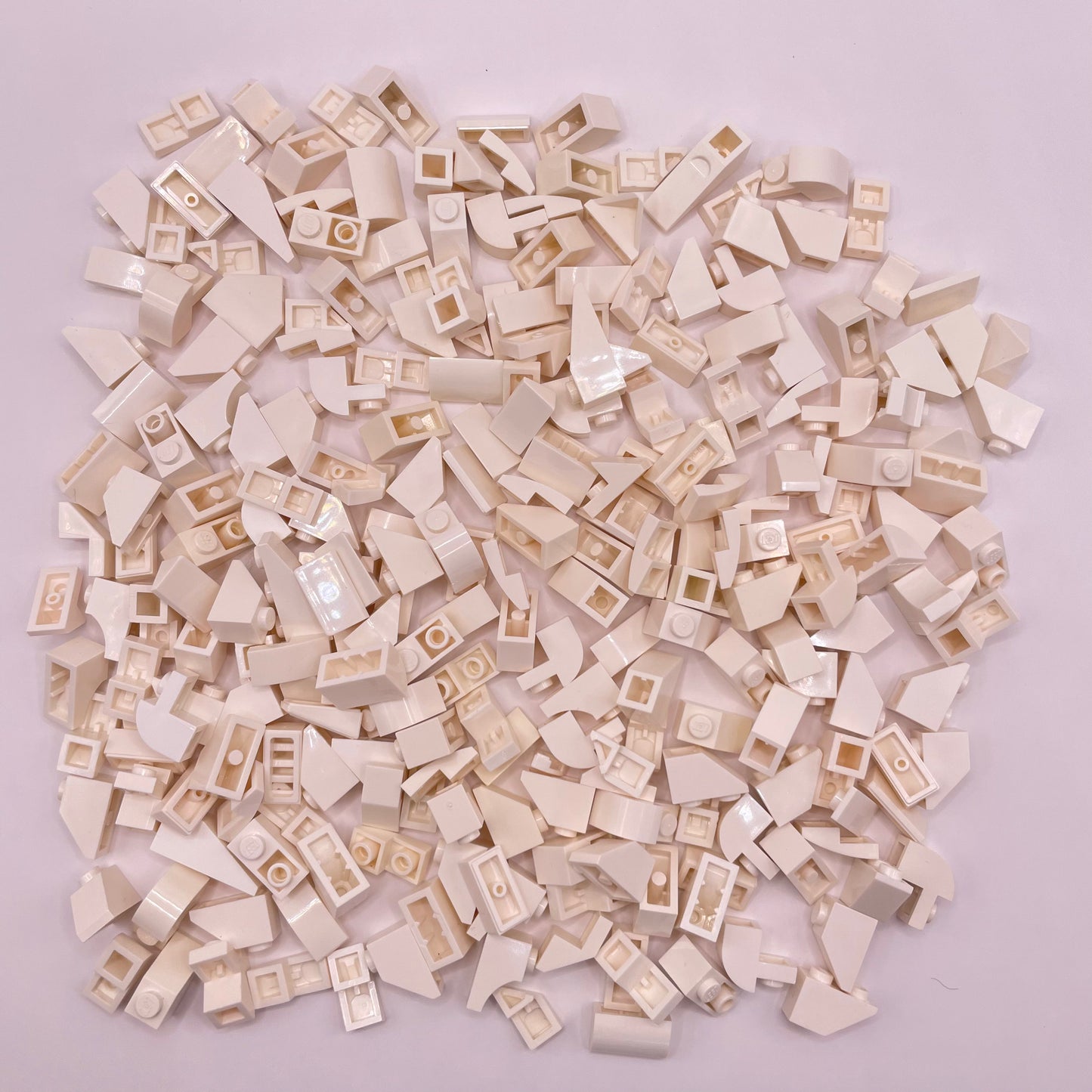LEGO Small Slopes, White, Approx. 130g