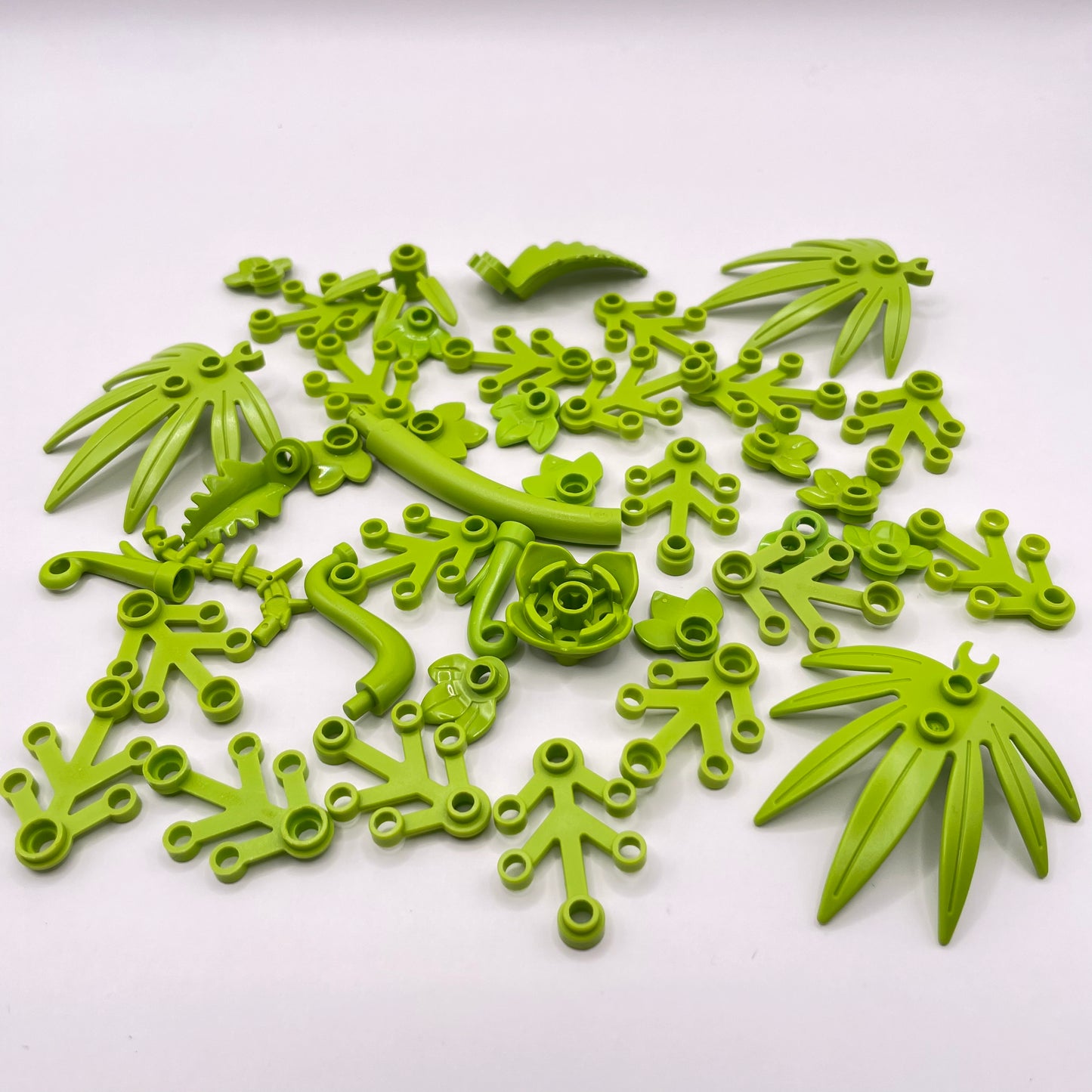 LEGO Mixed Leaves, Lime, Plant, 40 Pieces