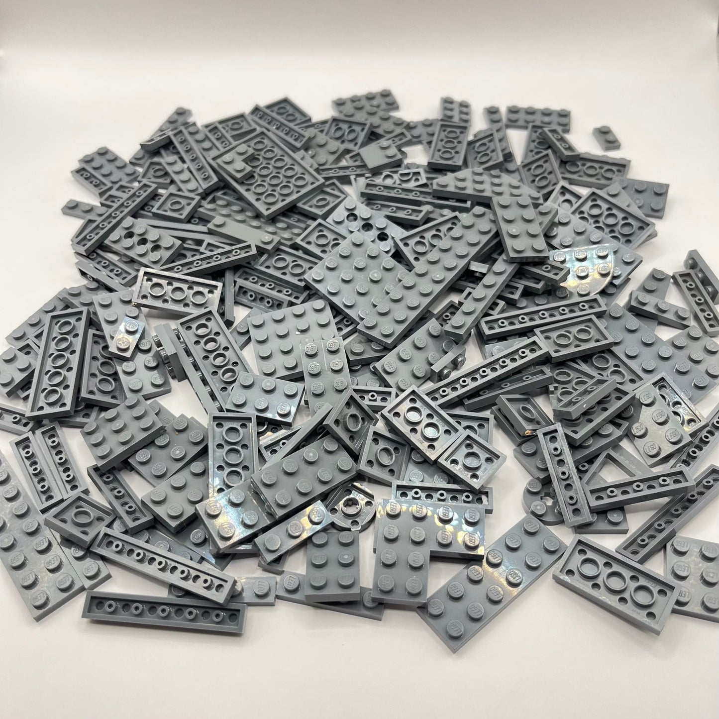 LEGO Dark Bluish Grey, Plates, Approx. 190g