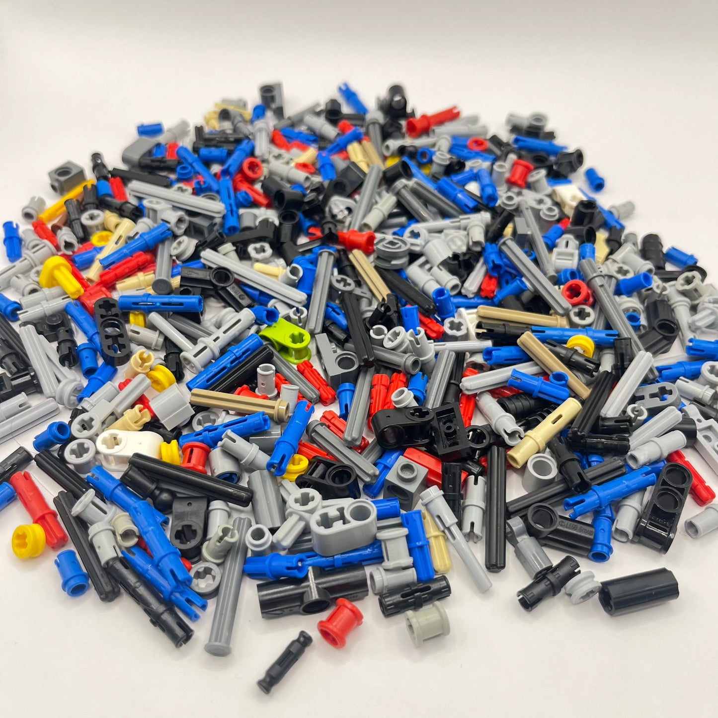LEGO Technic, Pins, Small Connectors, Mixed Colours, Approx. 135g