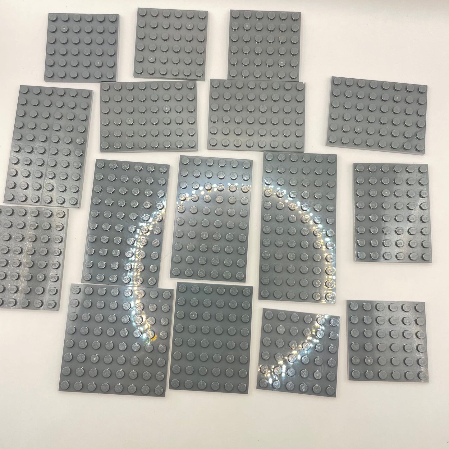 LEGO Plates 6x Wide, Dark Bluish Grey, Approx. 100g