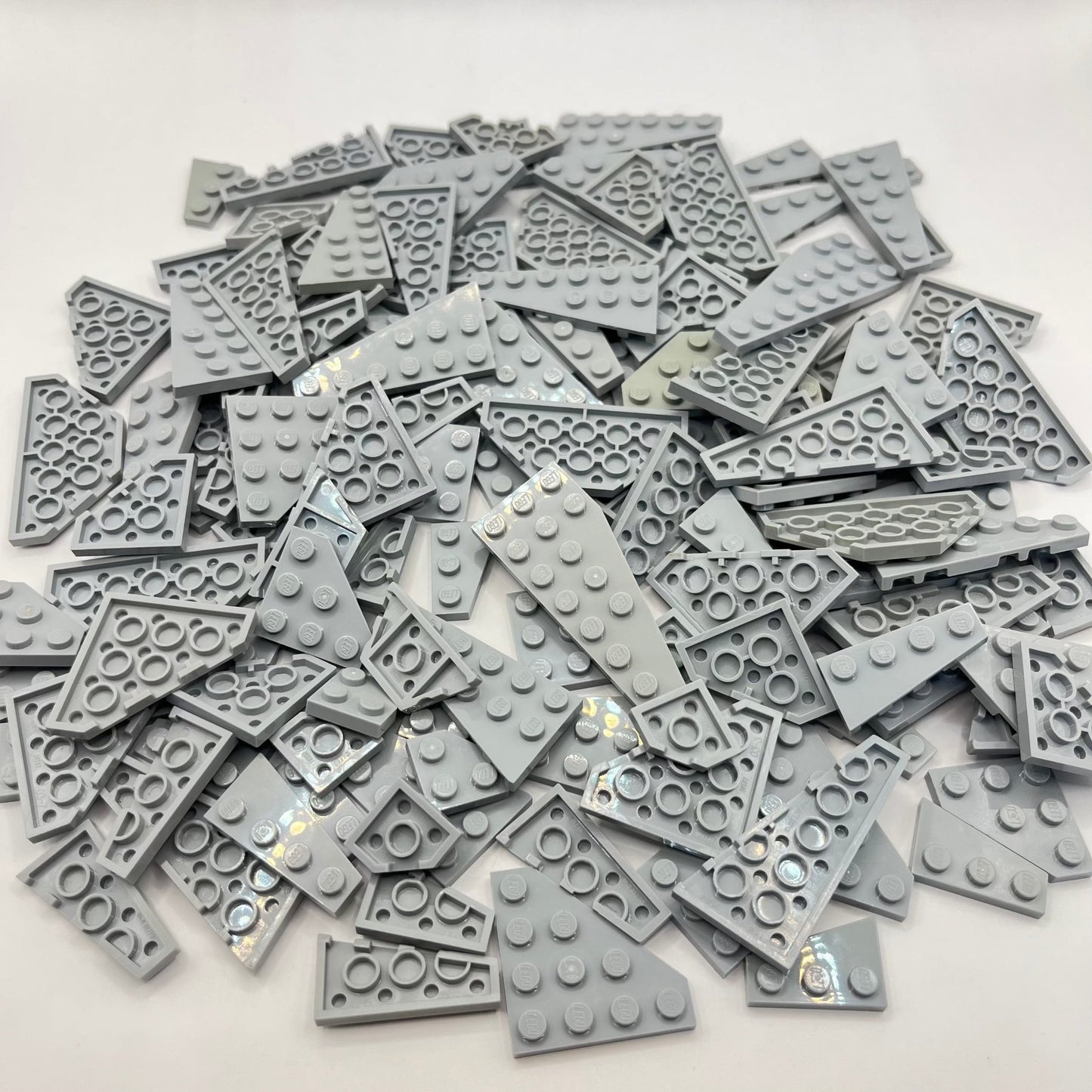LEGO Wings/Wedges, Light Bluish Grey, Approx. 150g