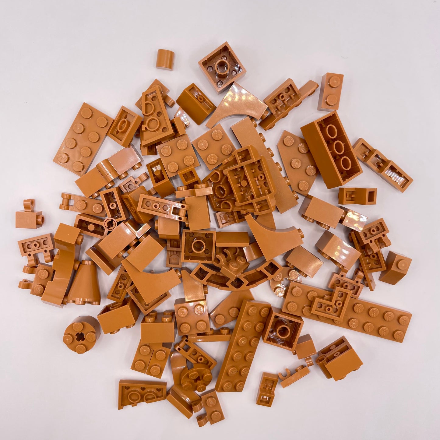 LEGO Mixed Bricks, Medium Nougat, Approx. 75g
