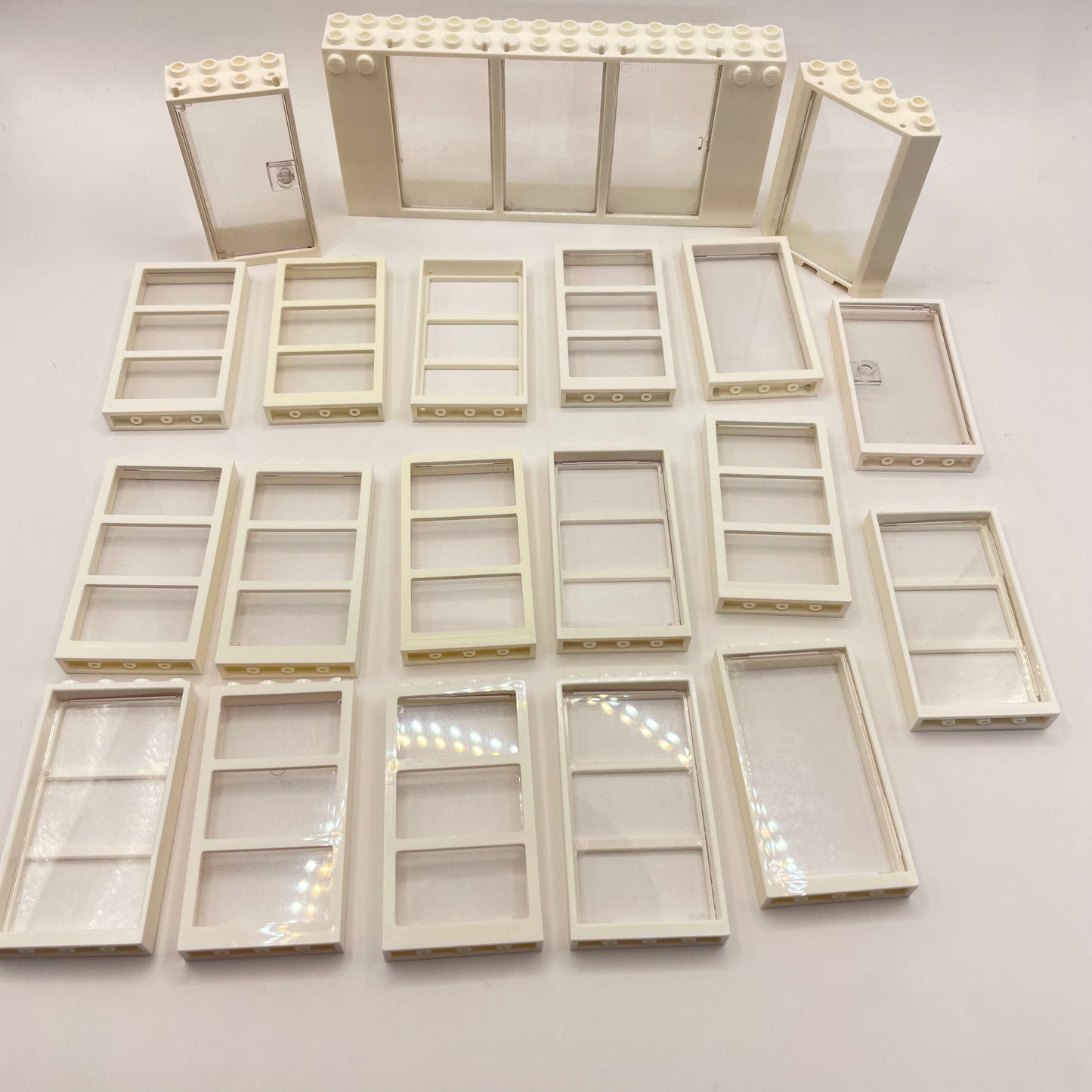 LEGO White Windows, Building, Approx. 140g