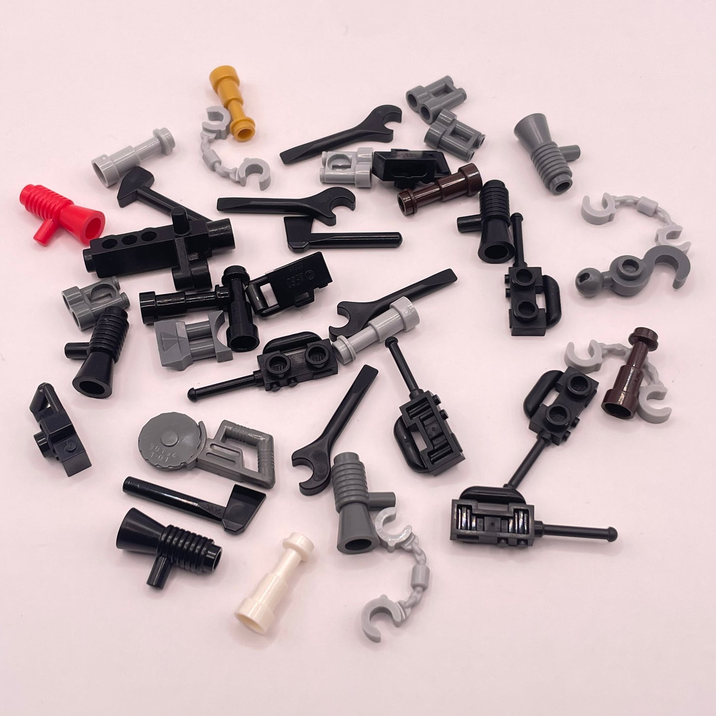 LEGO Mixed Tools, Minifigure Accessories, 40 Pieces