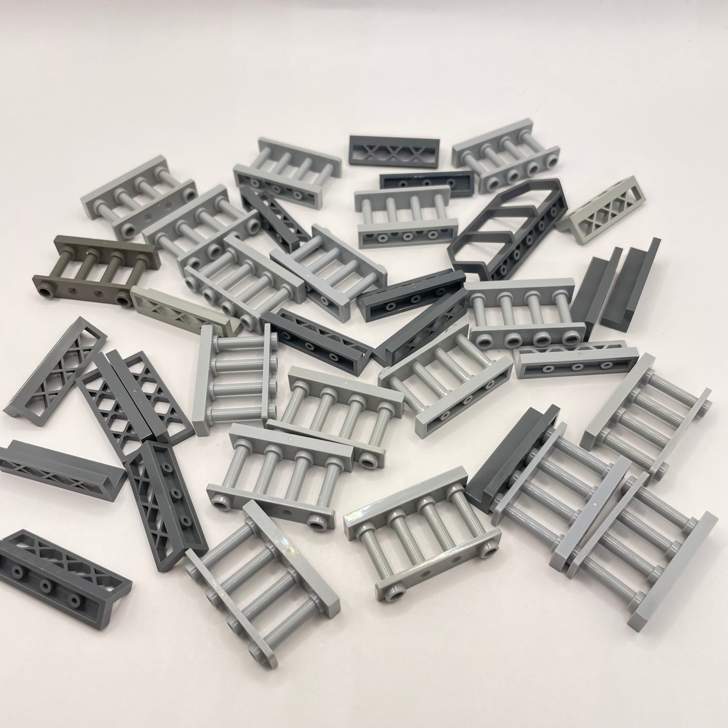 LEGO Fences, Mixed Grey, Approx. 45g