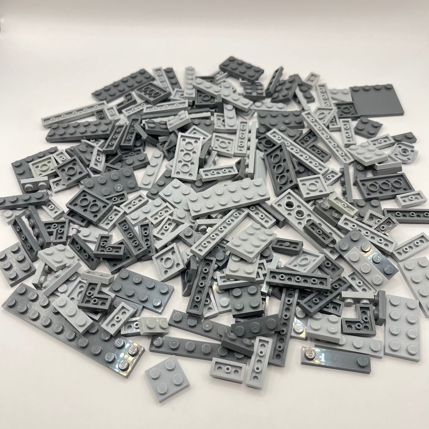 LEGO Mixed Grey, Plates, Approx. 140g