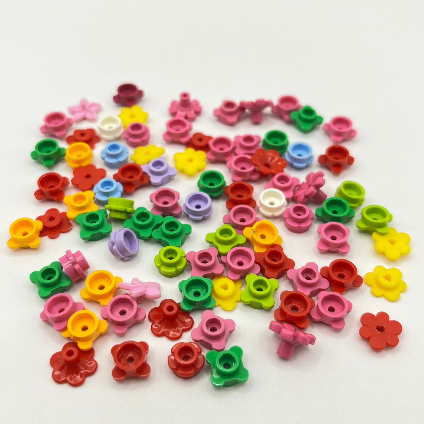 LEGO Flowers Unusual Shapes, Mixed Colours, 80 Pieces