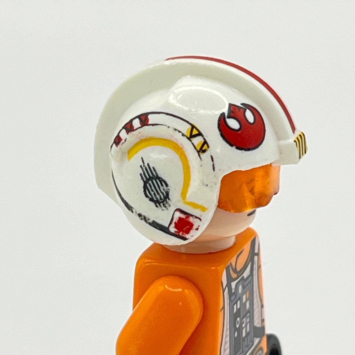LEGO Luke Skywalker Pilot, Dual Molded Helmet, Star Wars, Minifigure (sw0952) - Marked Helmet