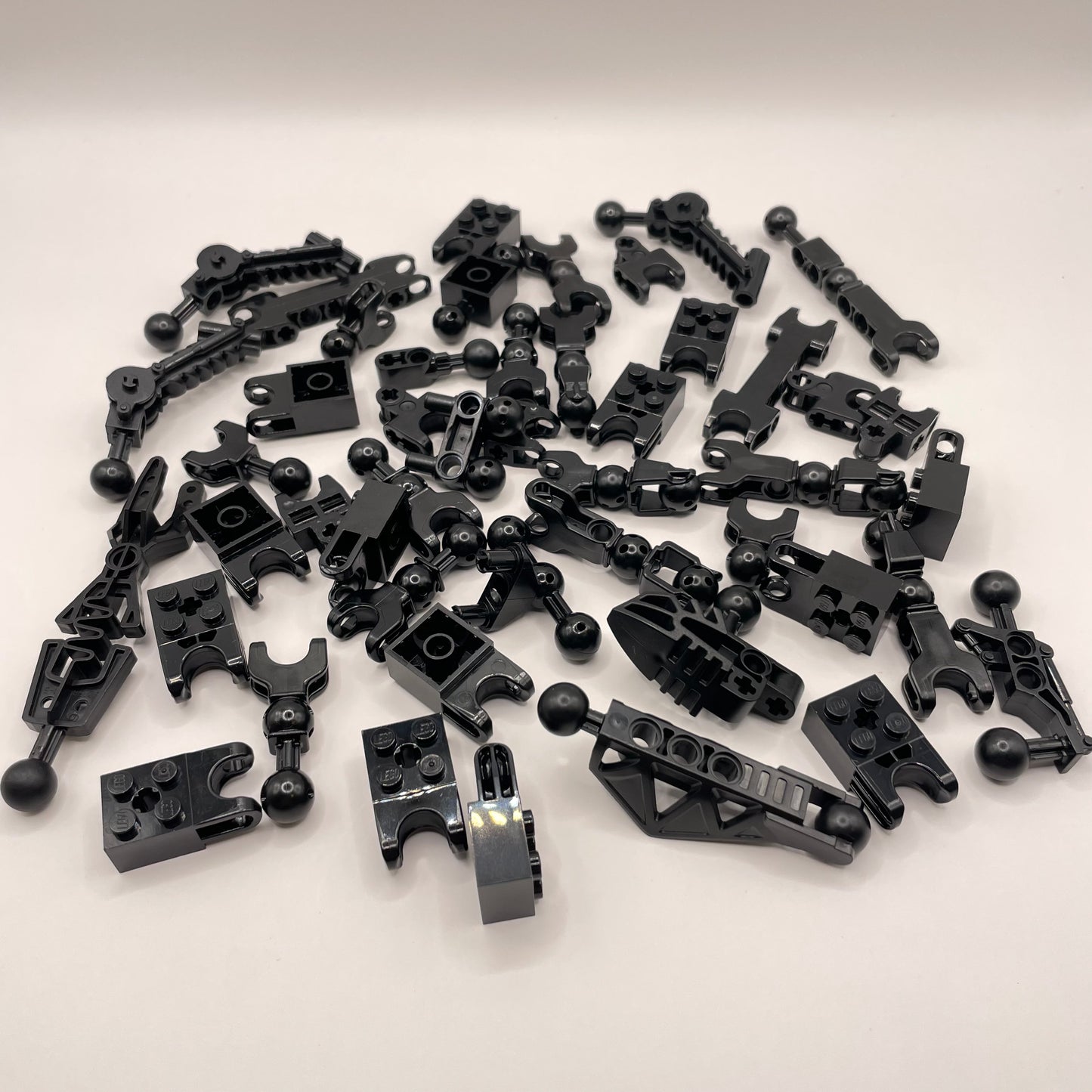 LEGO Bionicle, Joints, Black, Approx. 100g