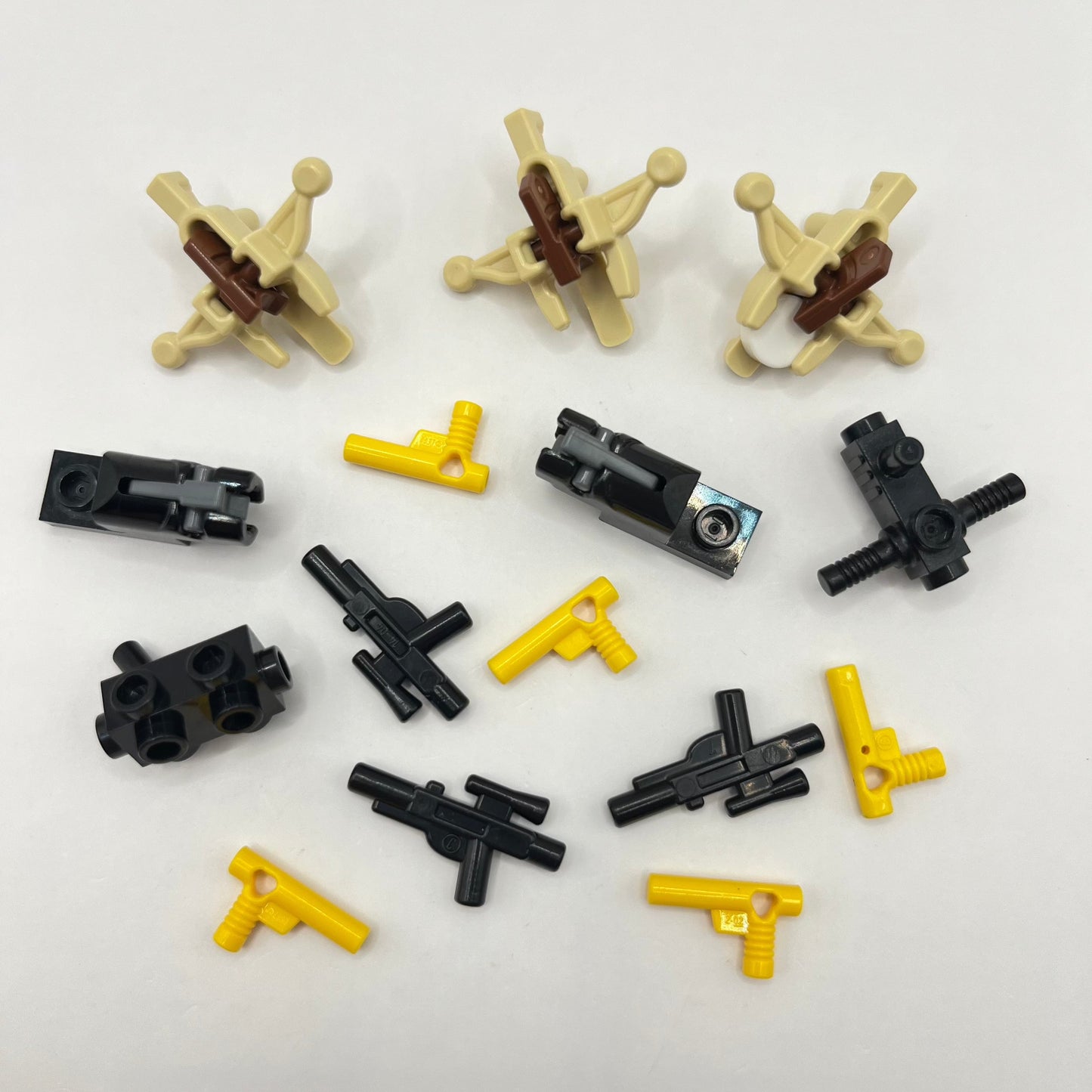 LEGO Shooting Weapons, Minifigure Accessories, 15 Pieces