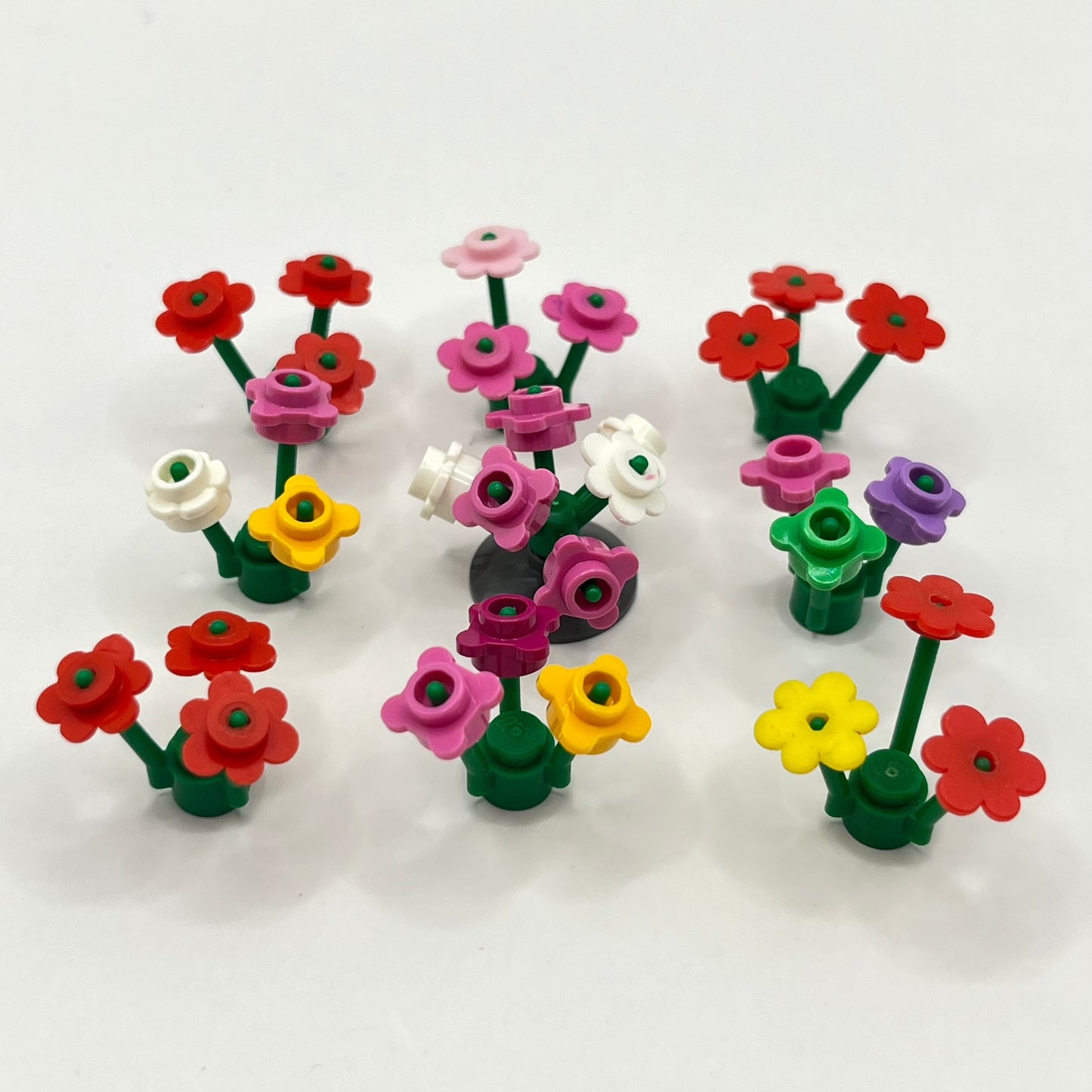 LEGO Flowers Shrubs, Mixed Colours, 40 Pieces