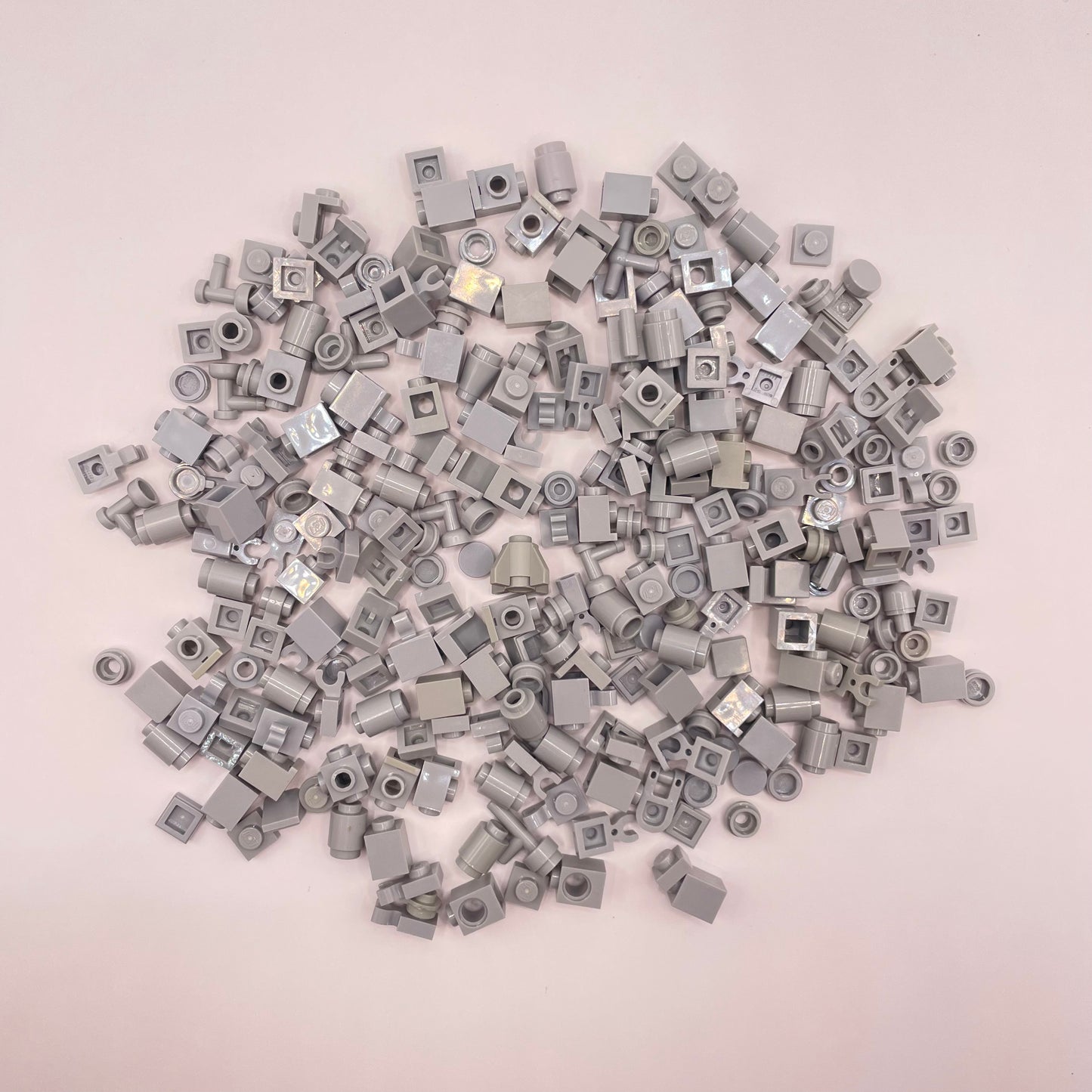 LEGO Greebling, Light Bluish Grey, 250 Pieces