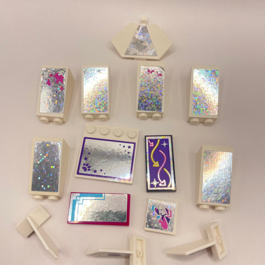 LEGO Prints and Stickers, Sparkle Stickers, 14 Pieces