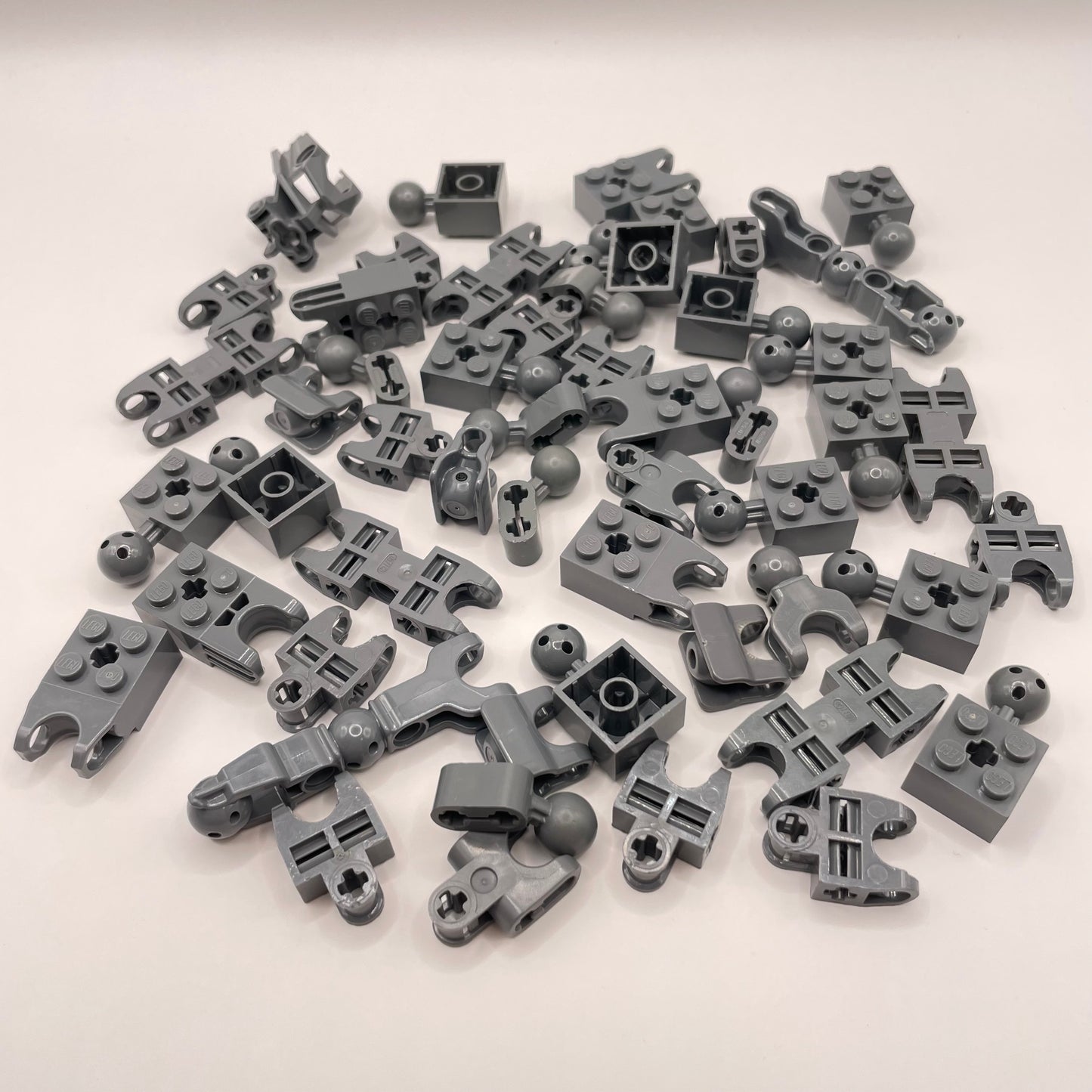 LEGO Bionicle, Joints, Dark Bluish Grey, Approx. 80g