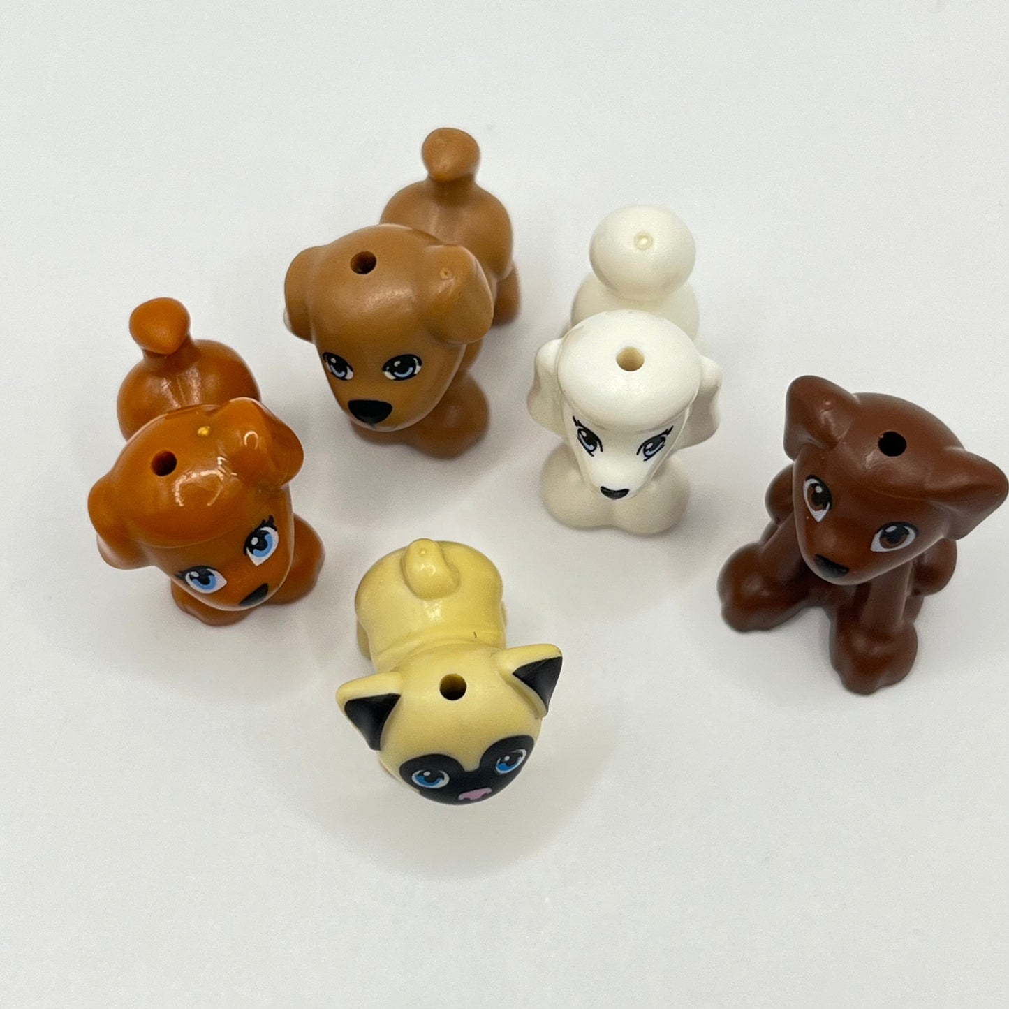 LEGO Dogs, Animals, Mixed Colours, 5 Pieces
