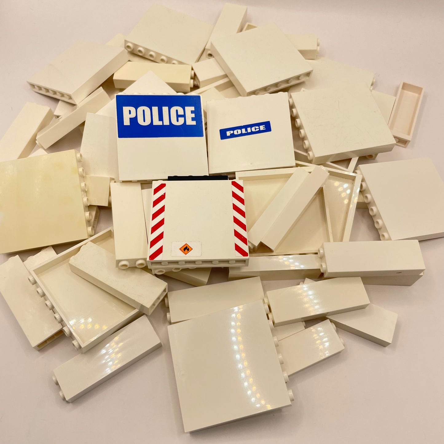 LEGO Panels, White, Building, Approx. 250g