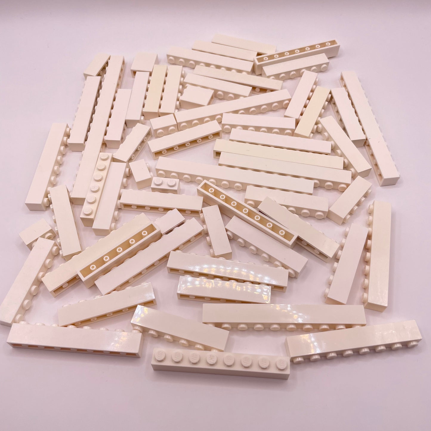 LEGO Brick, 1x Wide, White, Approx. 150g