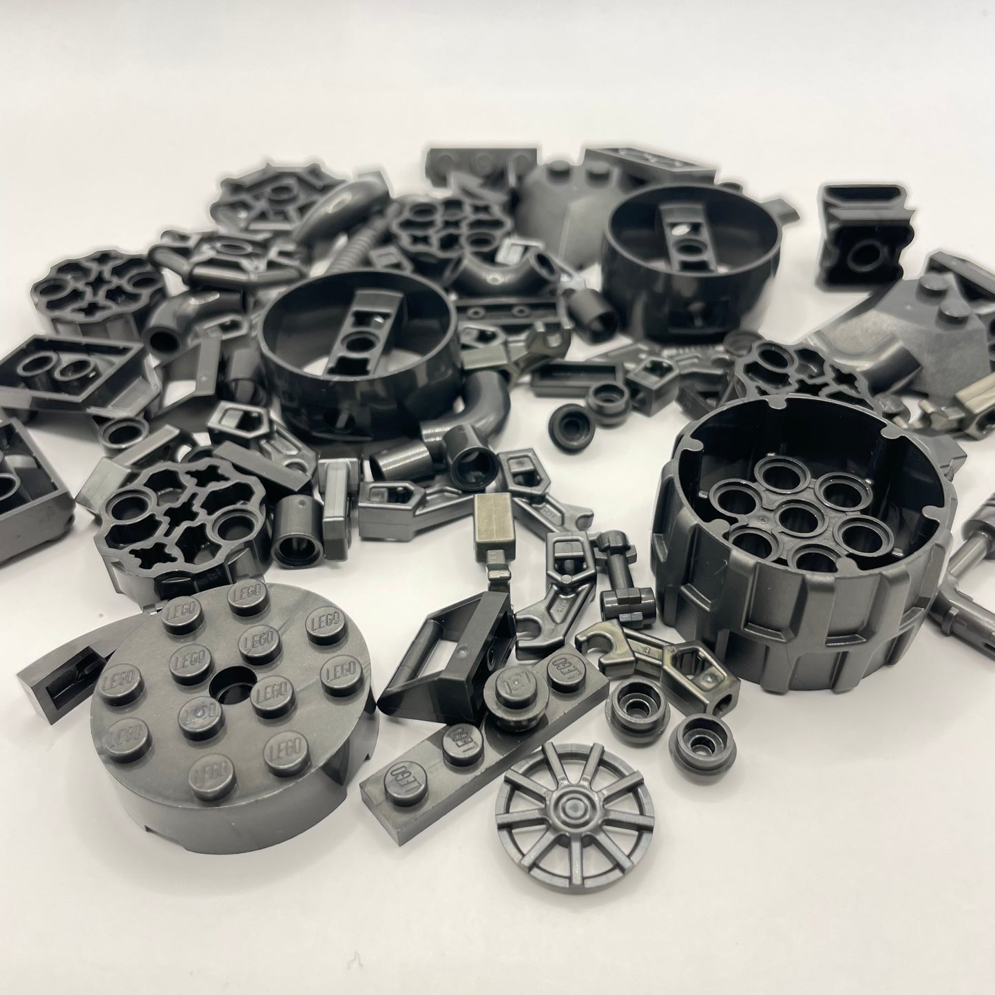 LEGO Mixed Pieces, Pearl Dark Grey, 75 Pieces