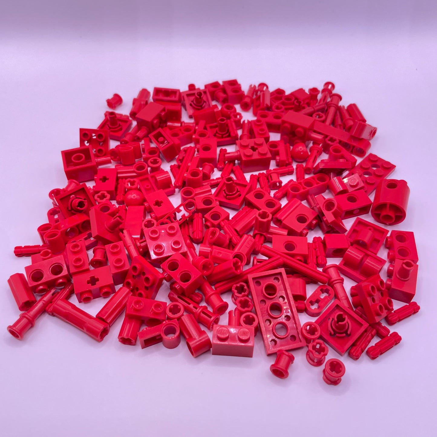LEGO Small Technic, Red, Approx. 90g