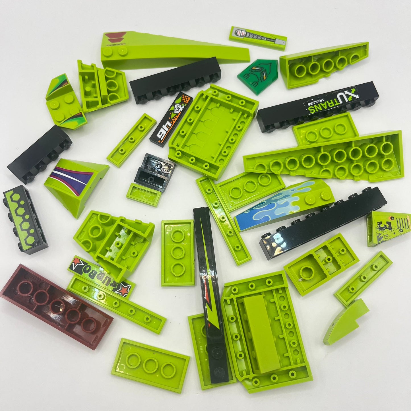 LEGO Prints and Stickers, Lime, Approx. 60g