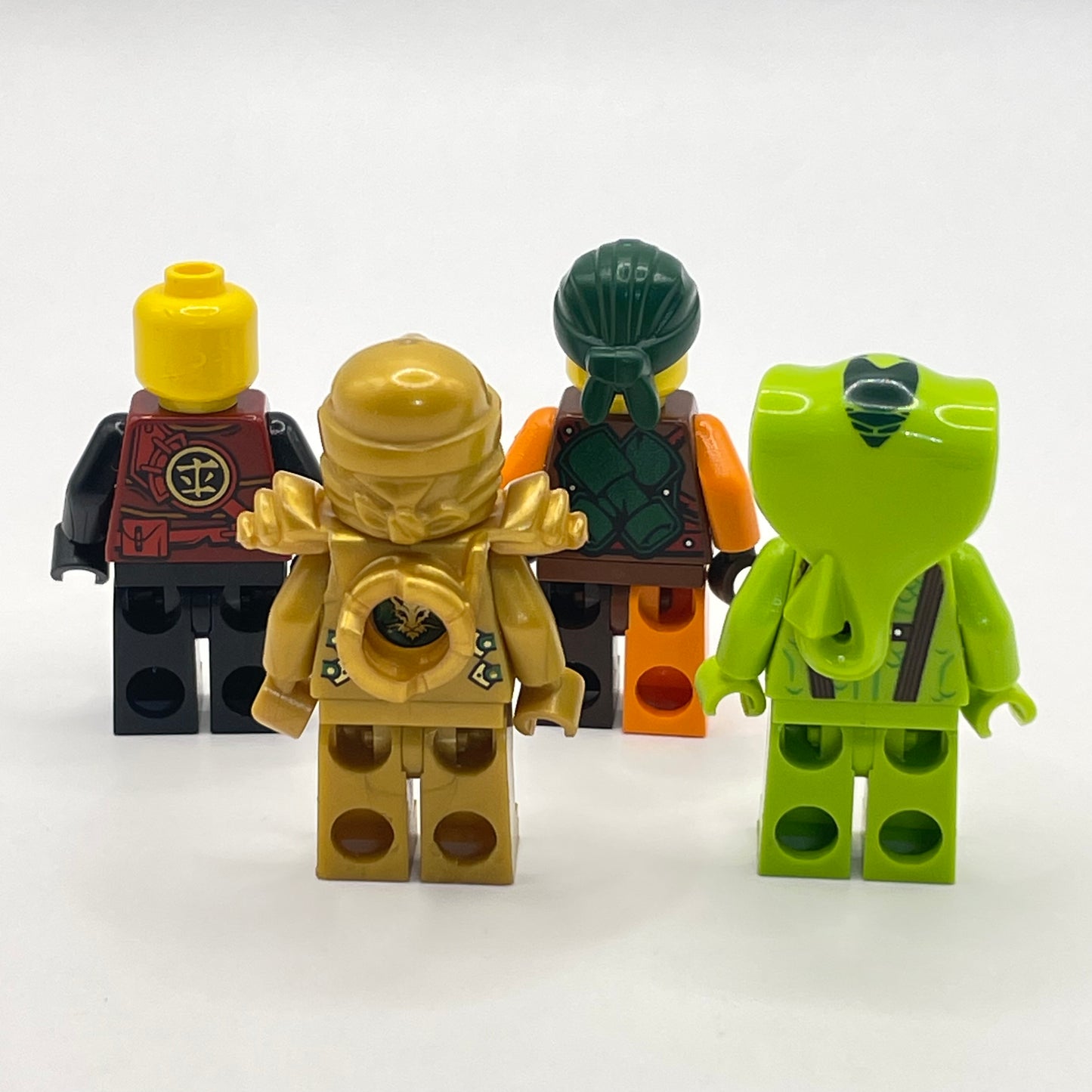 LEGO Play Pack, Ninjago, Minifigure, (Pack of 4) Incomplete, Some Marks.