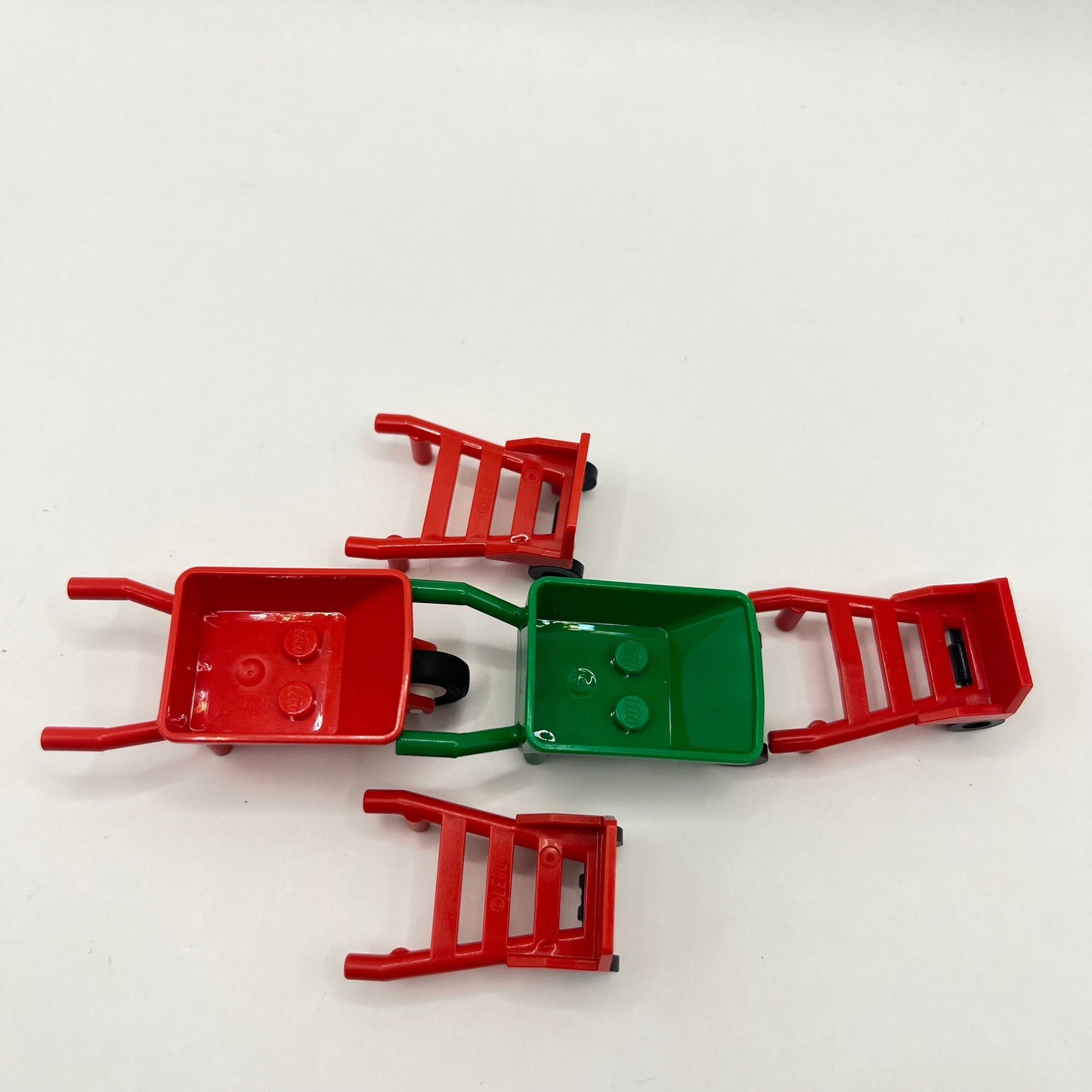 LEGO Cargo Transport, Trolley, Wheelbarrow, 5 Pieces