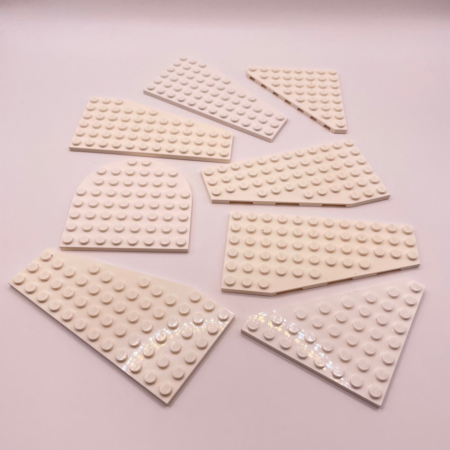 LEGO Wings and Plates, White, Approx. 60g