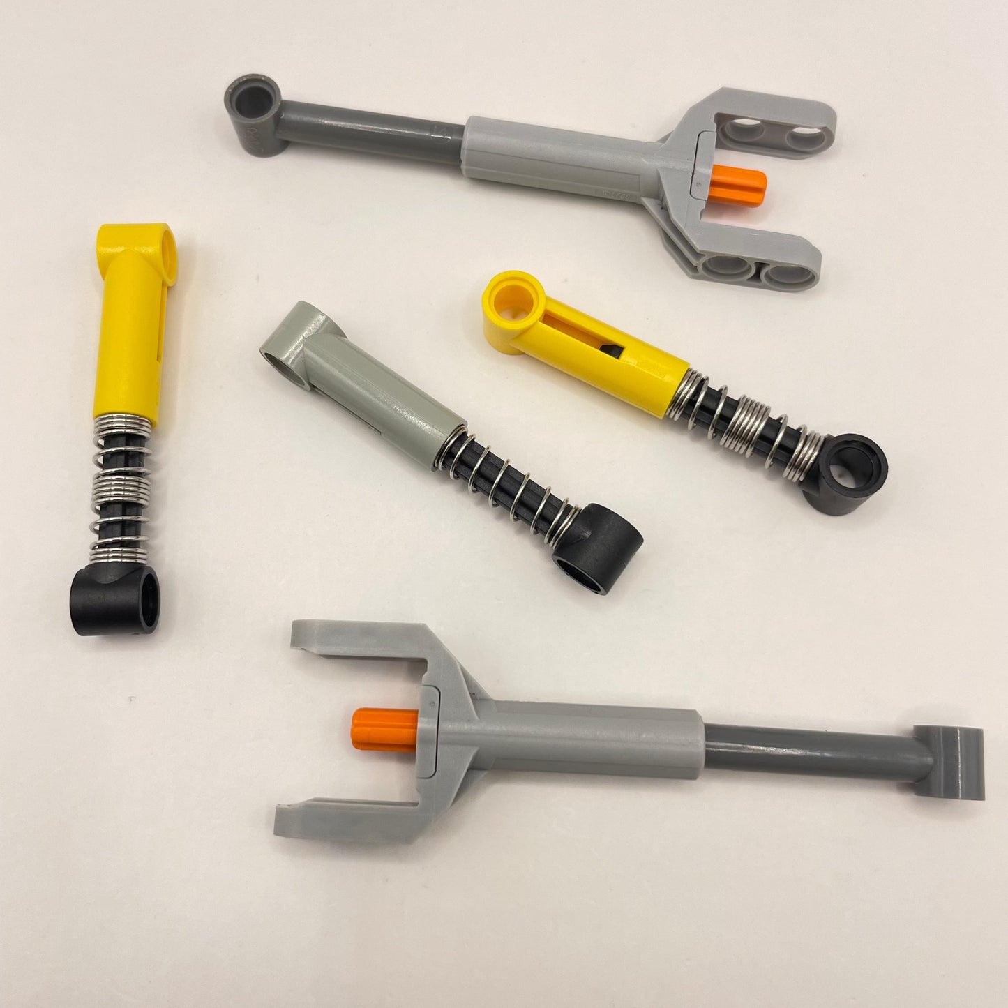 LEGO Linear Actuator x2 and Shock Absorbers x3, Mixed Colours, Technic, 5 Pieces