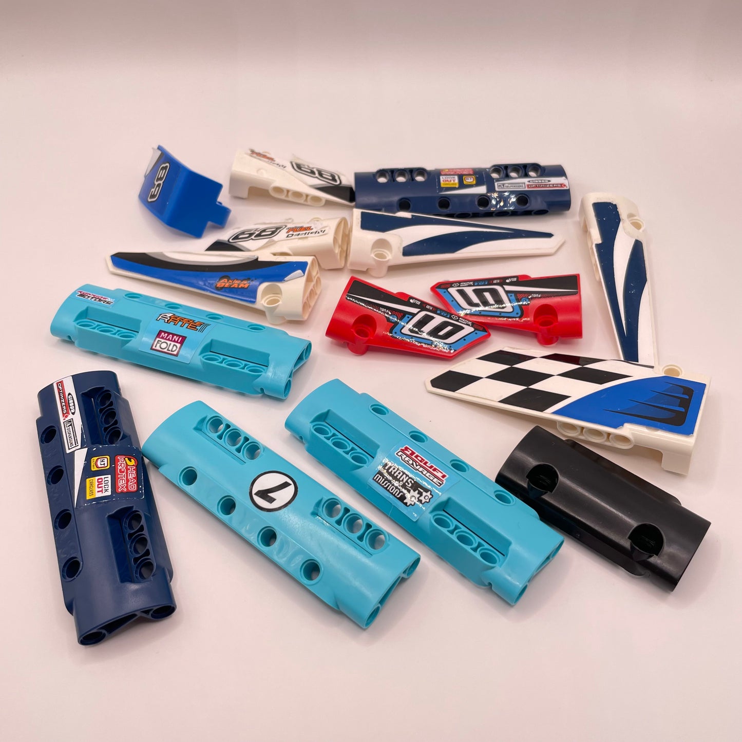 LEGO Mixed Panels, Technic, Mixed Colours, Approx. 70g