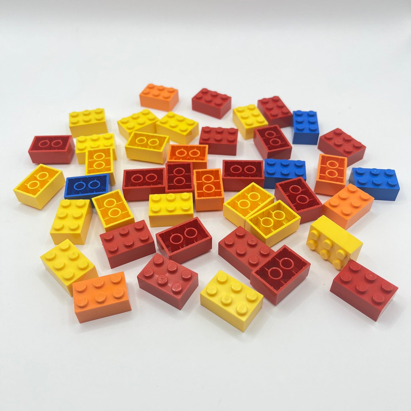 LEGO Bricks, 2x3, Mixed Colours, 40 Pieces