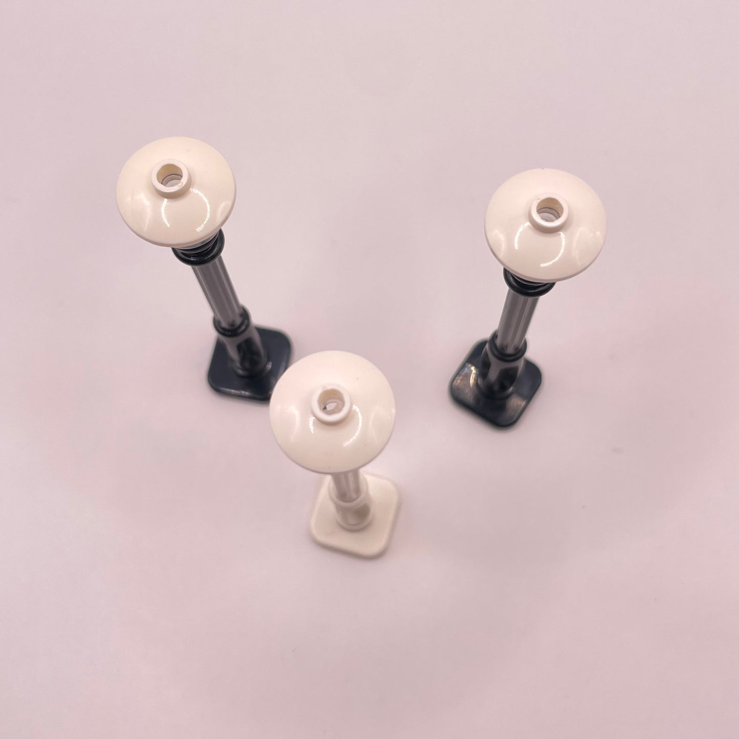 LEGO Lamp Posts, Winter Village, Building Pieces, Black and White, 3 Pieces