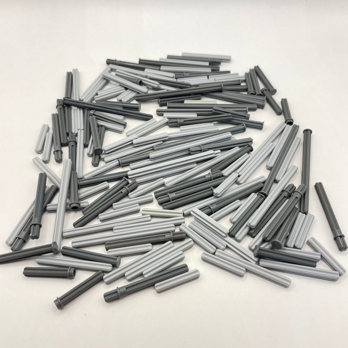 LEGO Technic Axles, Mixed Grey, Approx. 95g