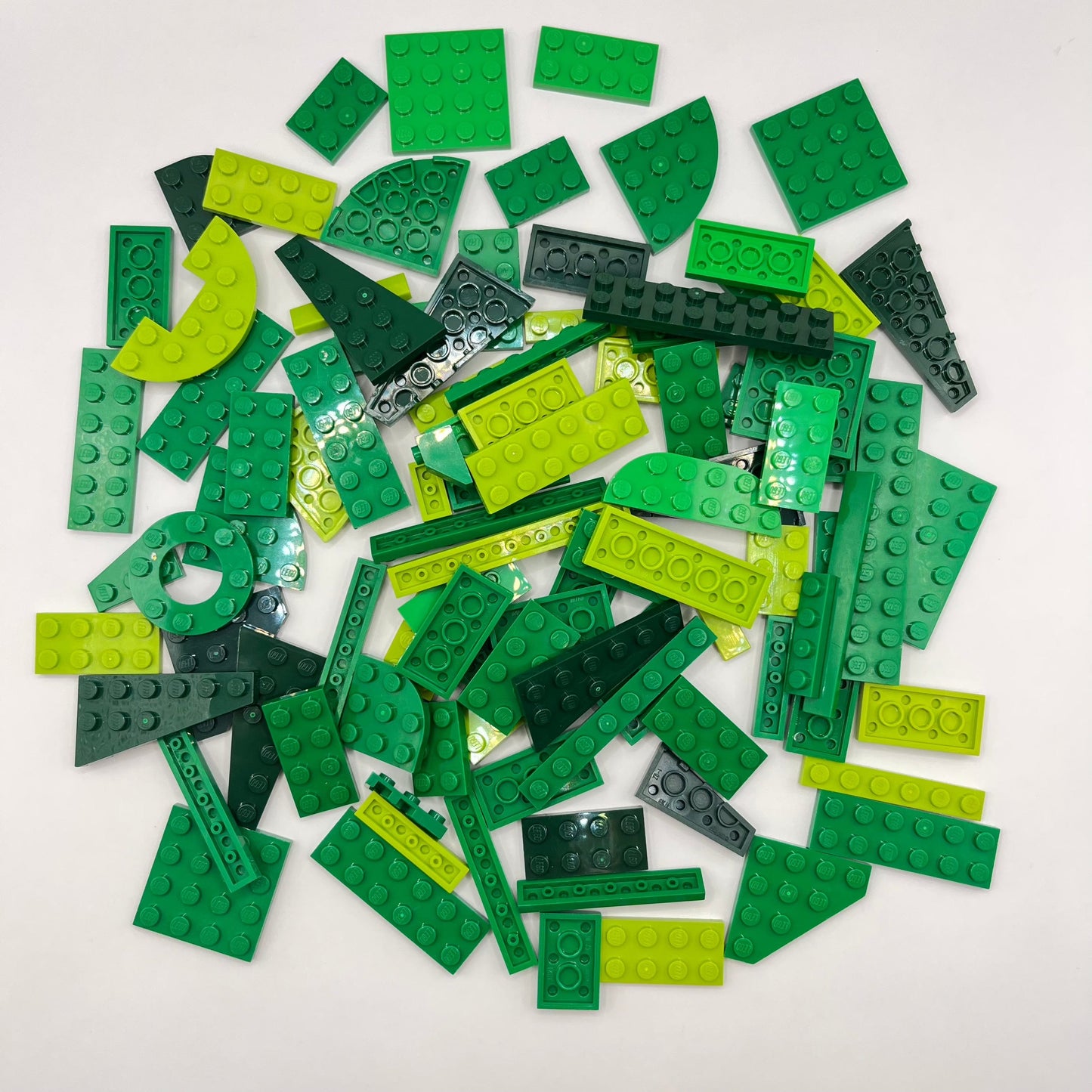 LEGO Mixed Greens, Plates, Approx. 120g