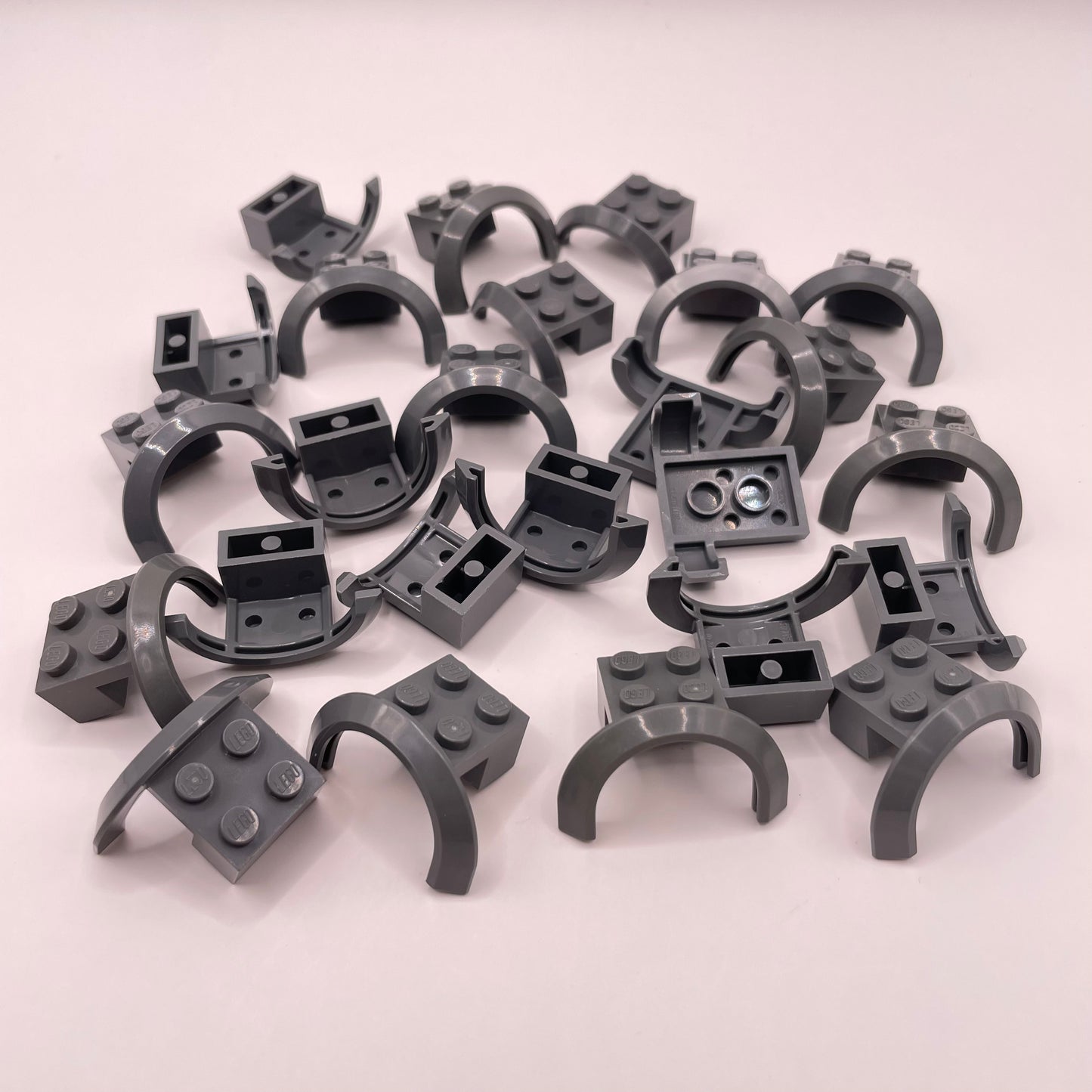 LEGO Wheel Arches, Vehicle Pieces, Dark Bluish Grey, Approx. 35g