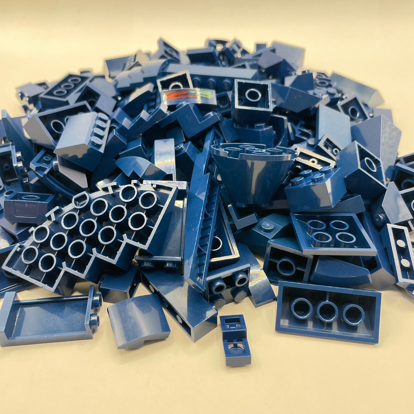 LEGO Mixed Bricks, Dark Blue, Approx. 250g