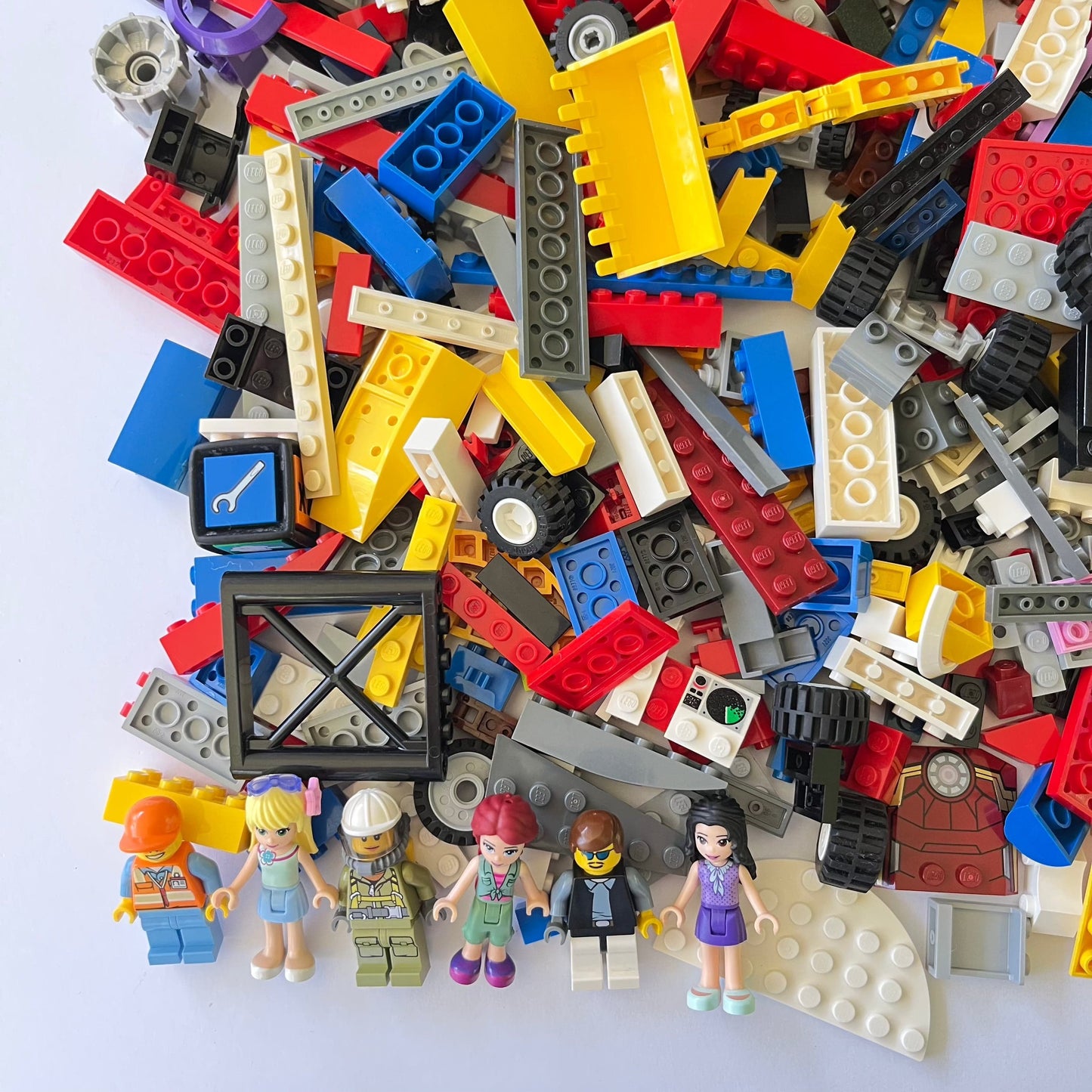 LEGO Fun Pack, Mixed Bag, Approx. 750g includes 6 Minifigures/Minidolls