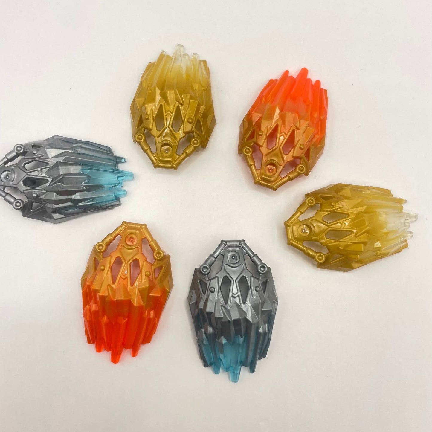 LEGO Bionicle, Crystal Armor, Mixed Colours, 6 Pieces