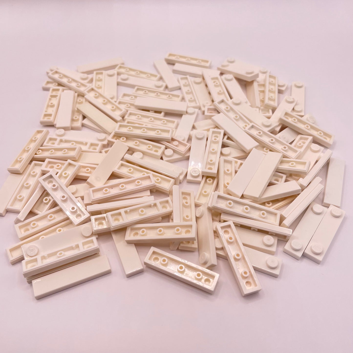 LEGO Tiles, 1x4, White, Approx. 65g