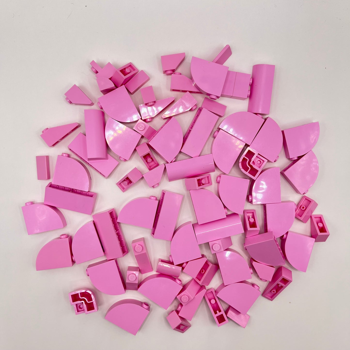 LEGO Bright Pink, Slopes, Approx. 95g