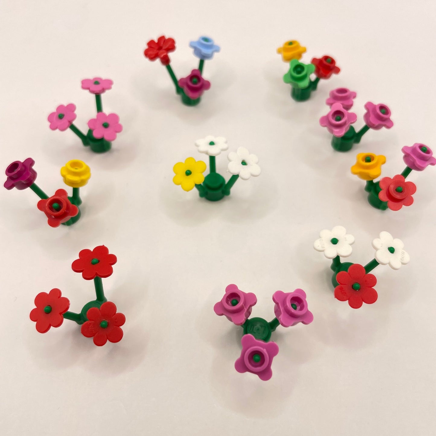 LEGO Flowers Shrubs, Mixed Colours, 40 Pieces
