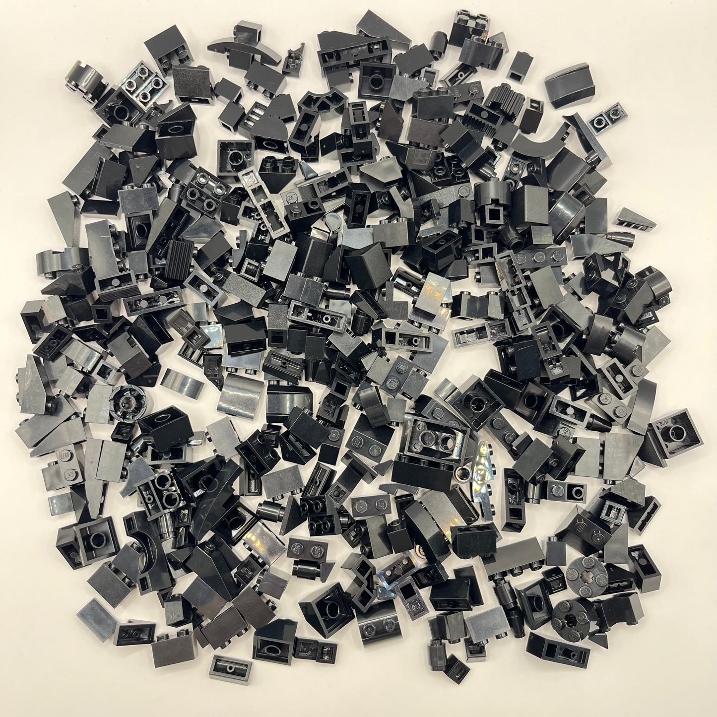 LEGO Black, Small Bricks and Slopes, Approx. 240g