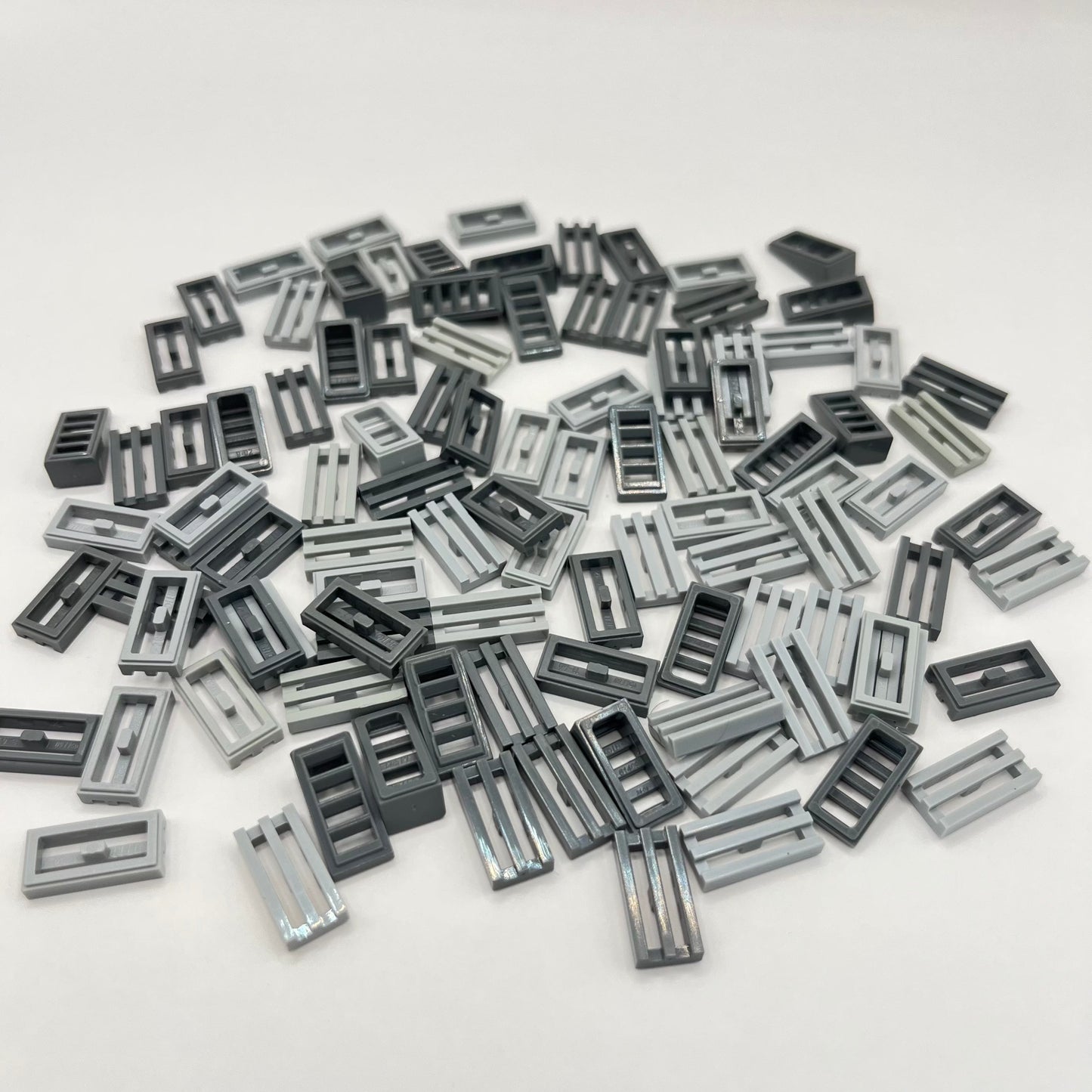 LEGO Mixed Grey, Grills, 100 Pieces