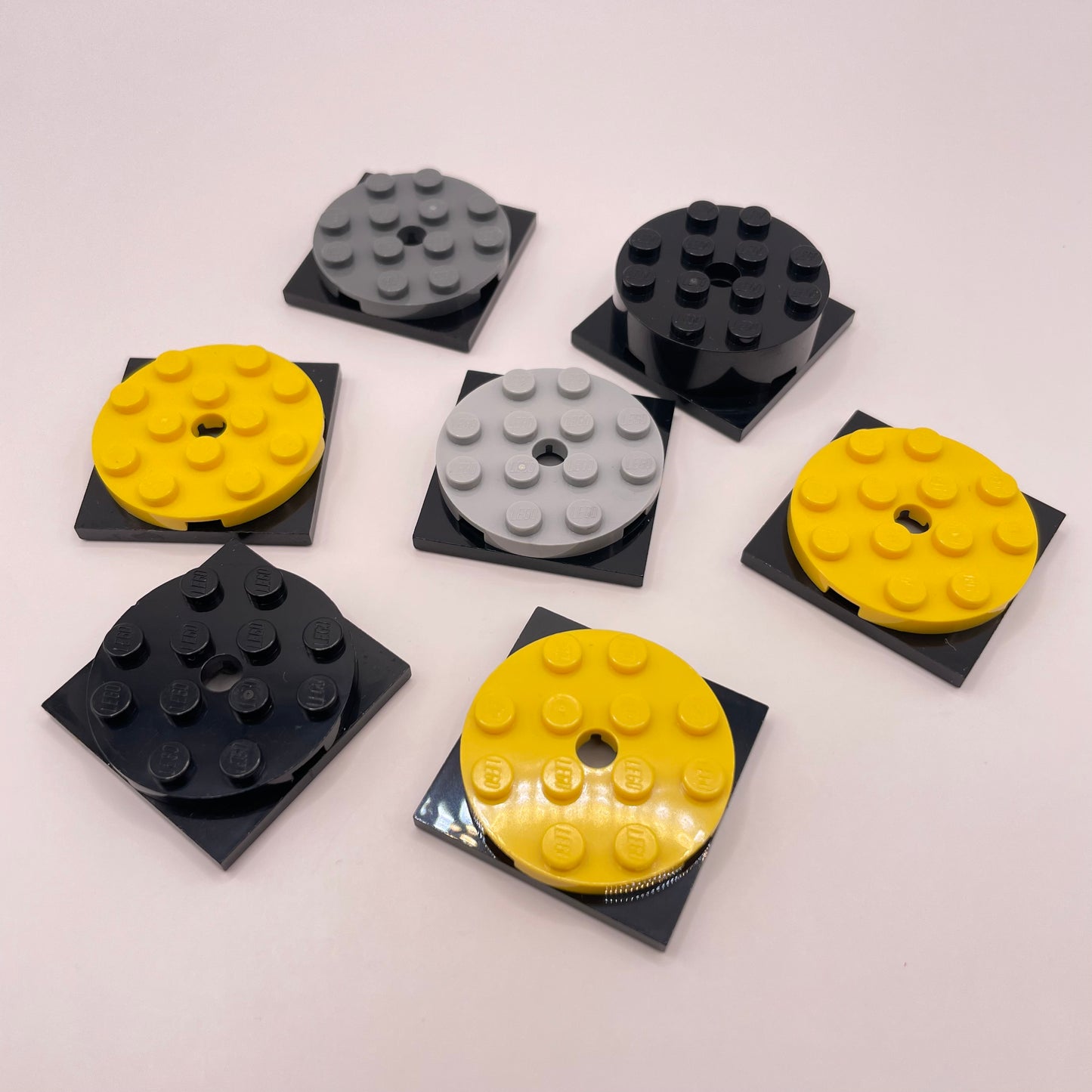 LEGO Plate Turntables, 7 pieces