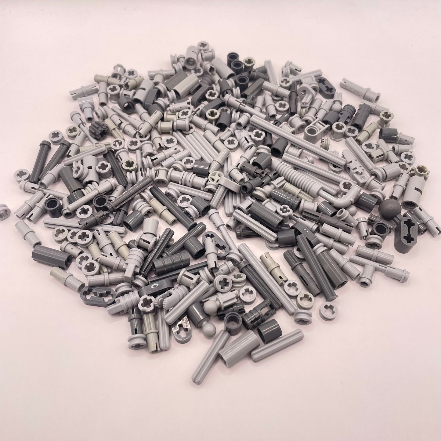 LEGO Pins and Bushings, Technic, Mixed Grey, Approx. 70g
