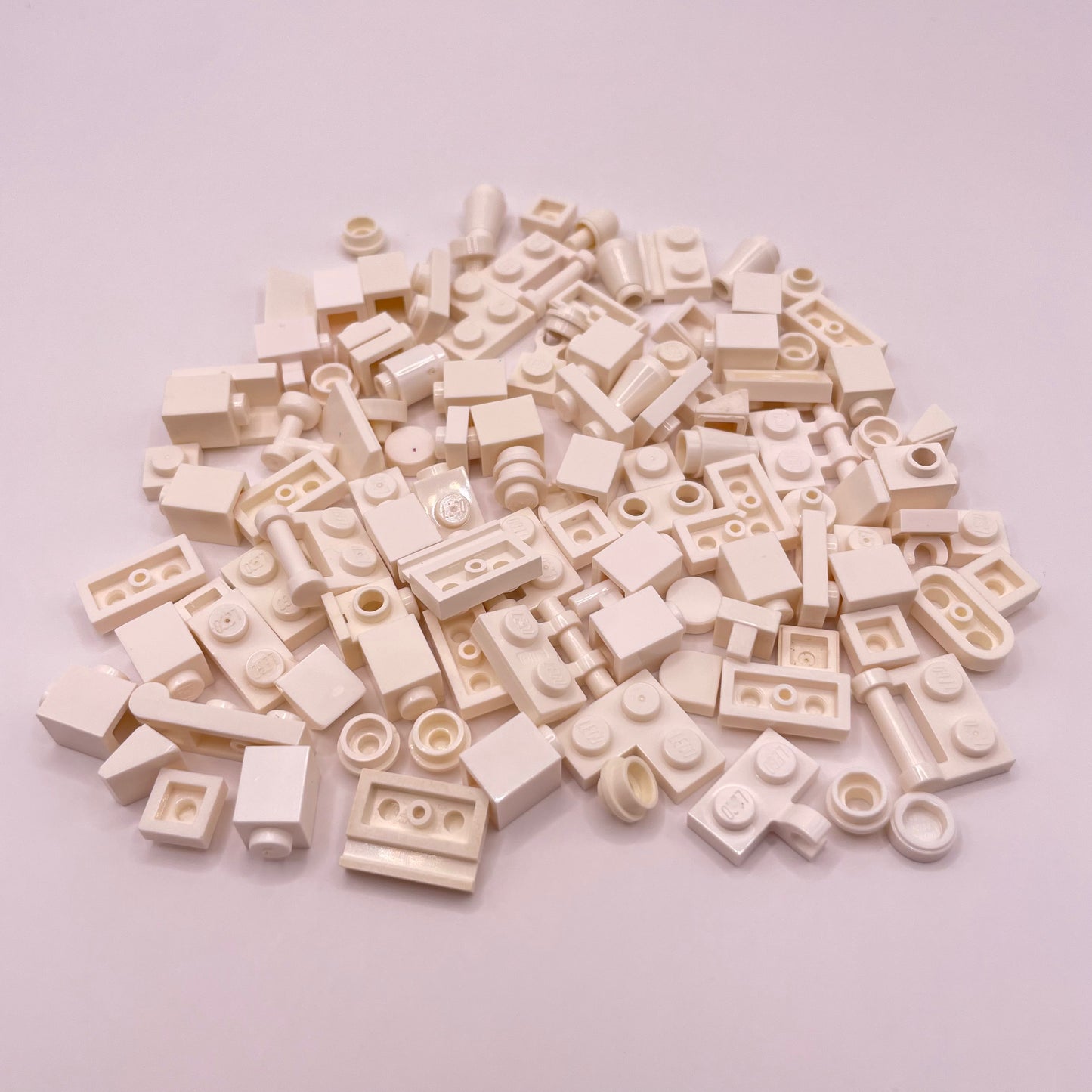 LEGO Greebling, White, 100 Pieces